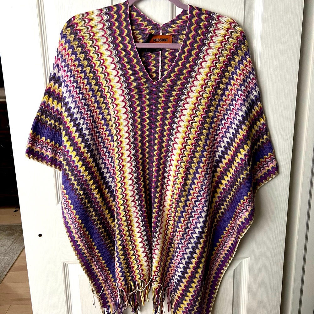 Missoni Multicolored Poncho PRICE Is FIRM